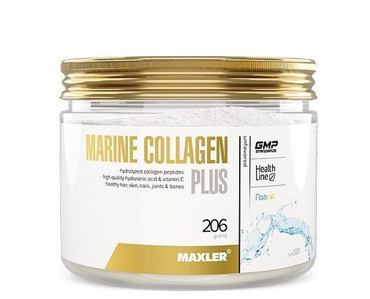 Maxler Marine Collagen Plus + Hyaluron+Vit C 206 г