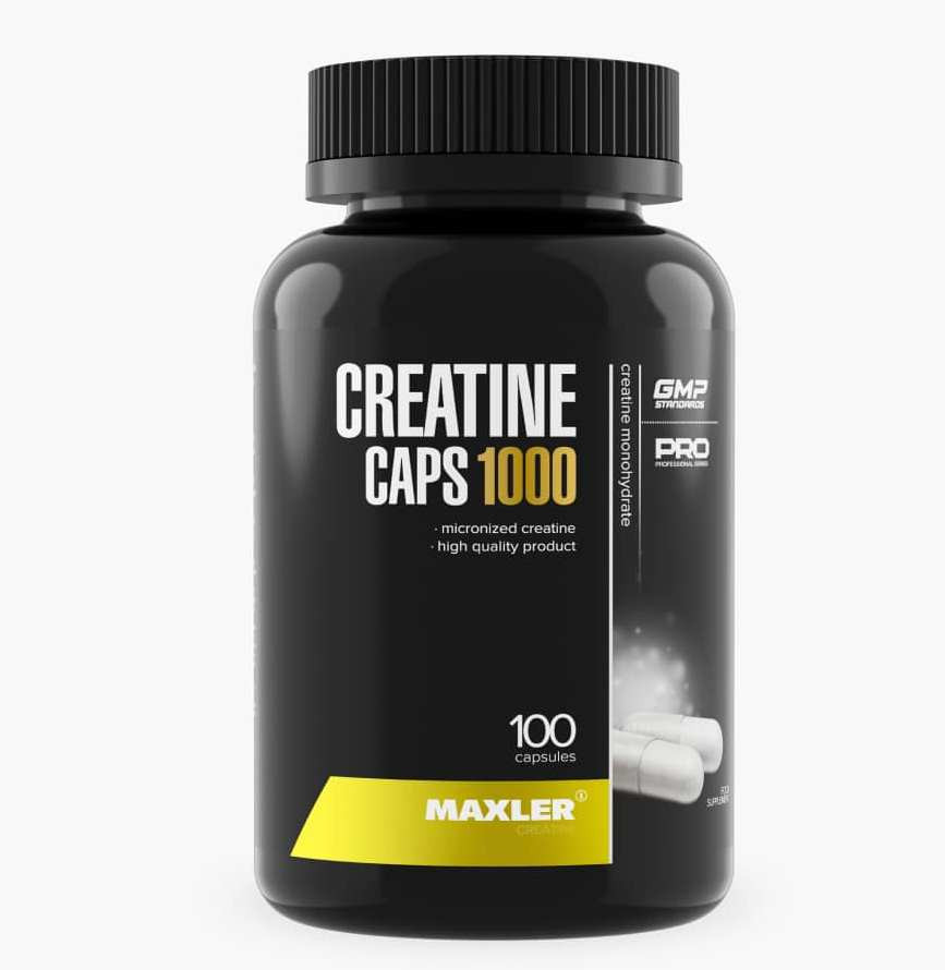 Maxler Creatine Monohydrate Caps 1000 100 капсул