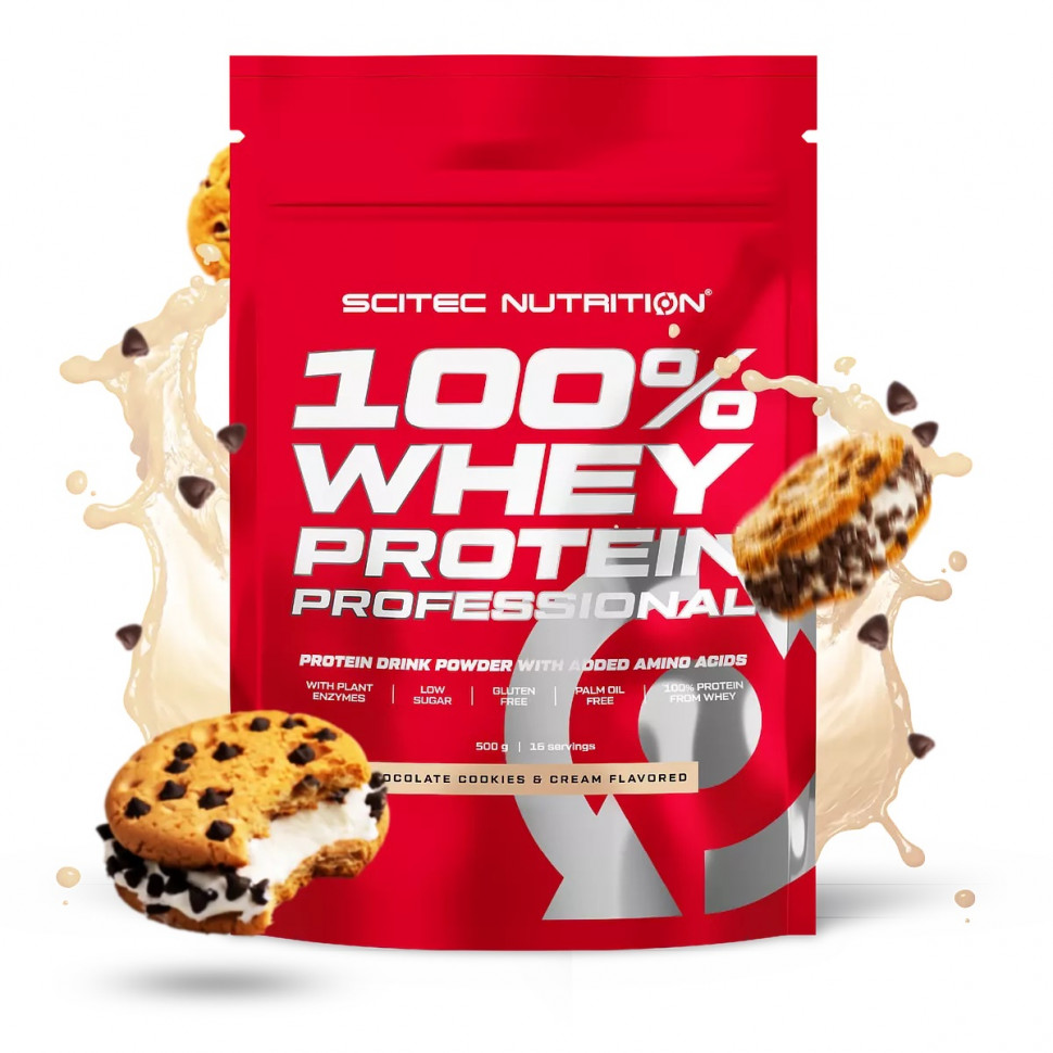 SN 100% Whey Protein Professional 500 г, Шоколад печенье-крем