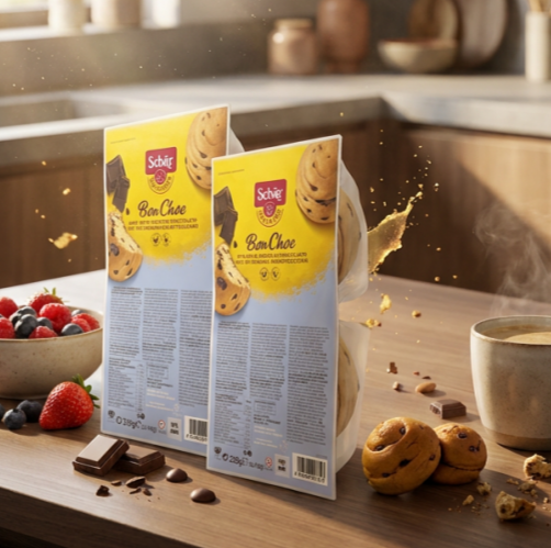 Bon Choс Безглютеновые булочки с кусочками шоколада Schar (2х220 г)