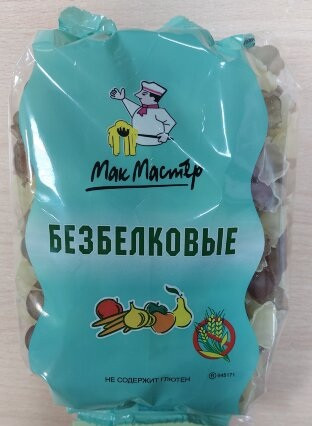 Макароны Безбелковые "Ягодные" Без Глютена "Мак Мастер" 300г