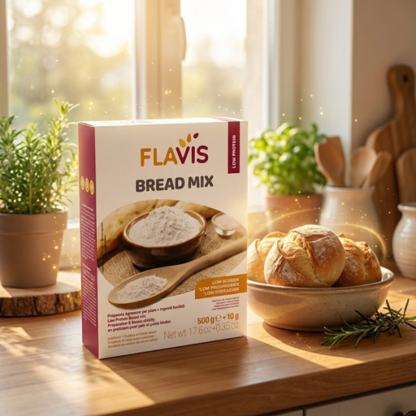 Смесь для выпечки с низким содеражнием белка (Bread MIX) 500гр FLAVIS