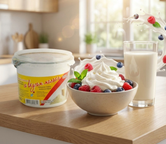Быстрорастворимый низкобелковый десерт со вкусом молока, МакМастер 150г