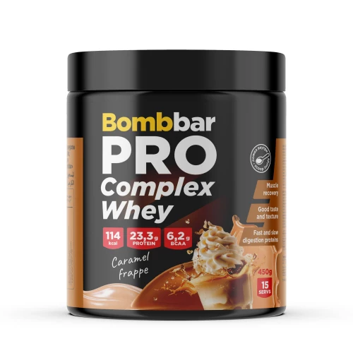 Коктейль многокомпонентный Bombbar со вкусом "Карамельный фраппе" 450г