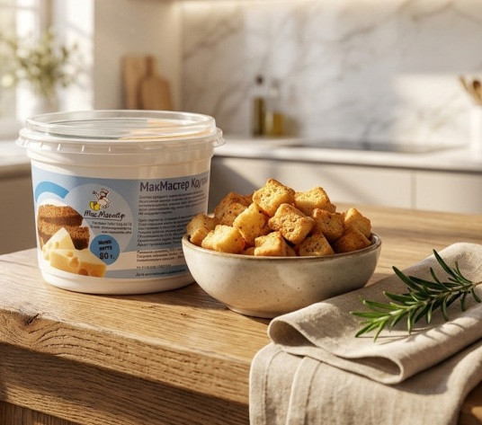 Безглютеновый крутон со вкусом сыр МакМастер, 80 гр