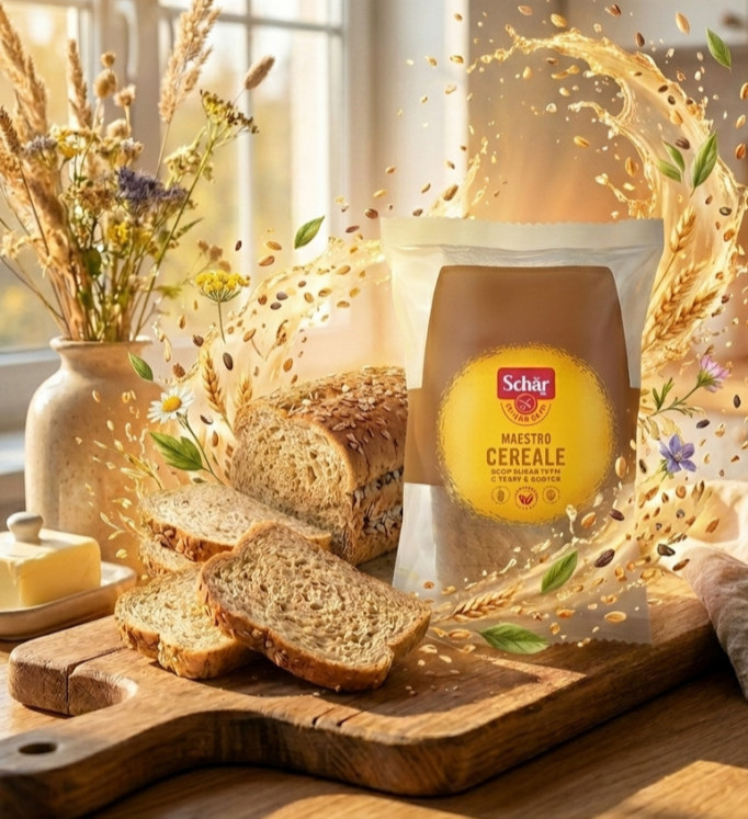 Безглютеновый зерновой хлеб Maestro Cereale Schar 300г.