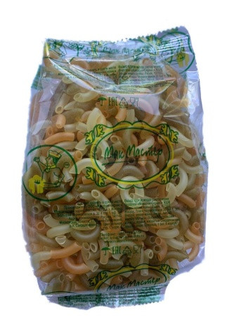 Макаронные изделия безбелковые овощные трубочка