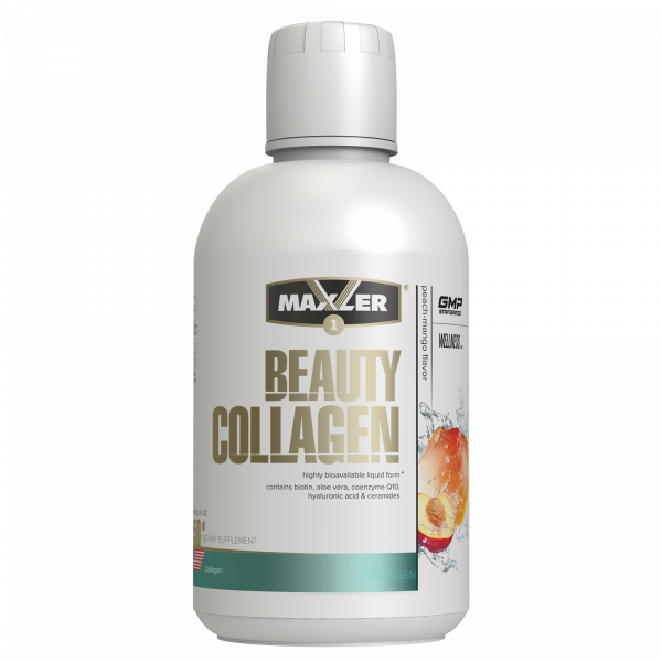 Maxler Beauty Collagen 450 мл (Персик-манго)