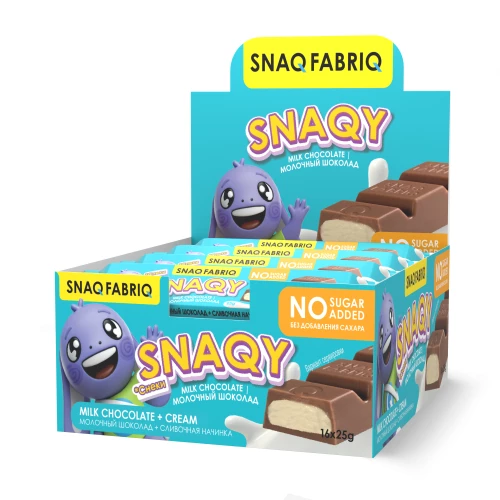 Молочный шоколад со сливочной начинкой Snaq Fabriq 25 г