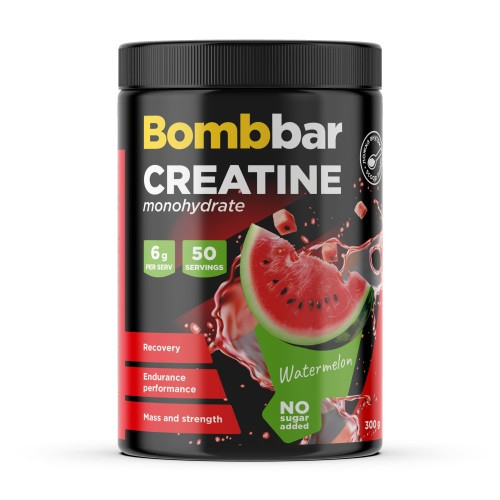 Креатин Creatine Monohydrate Bombbar со вкусом арбуза 300 г