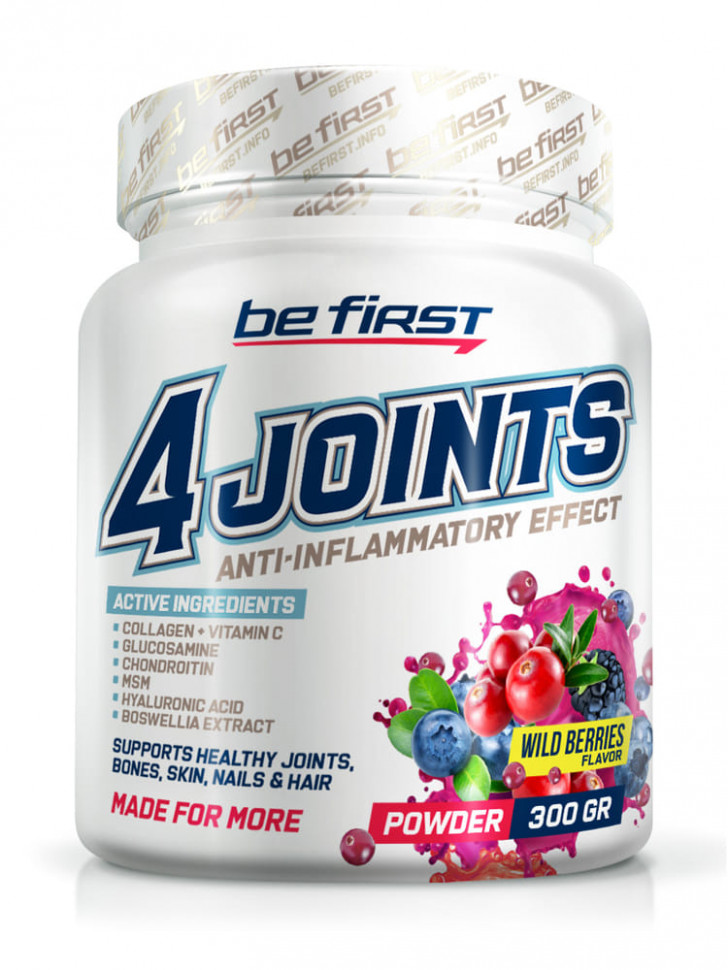 Be First 4joints Powder 300 г, Лесные ягоды