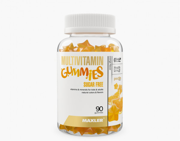 Maxler Multivitamin gummies Sugar Free вкус Апельсин 90 мармеладок      