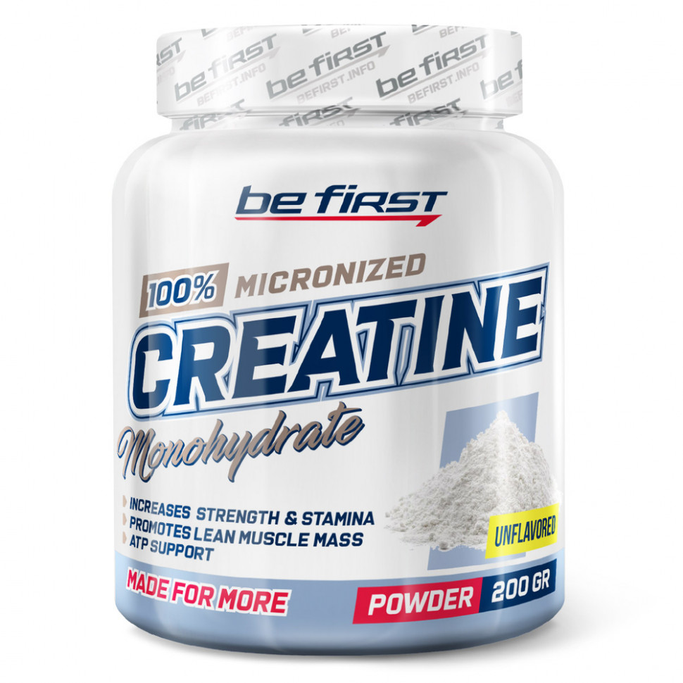 Be First Creatine Monohydrate powder 200 г, натуральный вкус