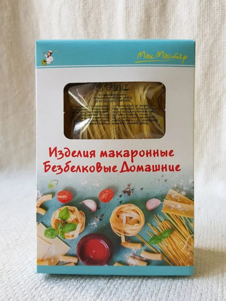 Макароны Безбелковые "Спагетти" Без Глютена "МакМастер"  80г