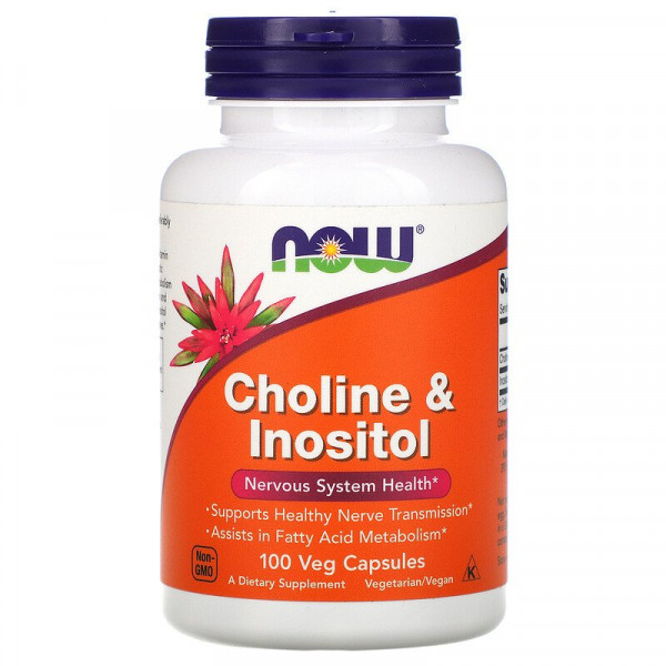 Now Choline & Inositol 100 капсул