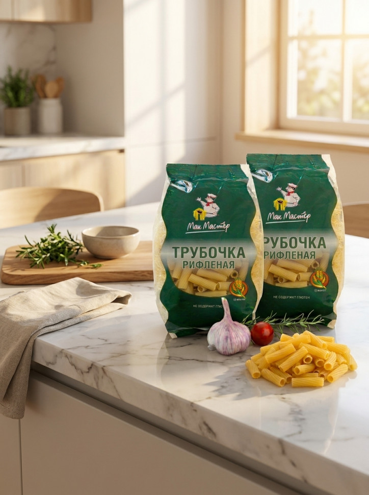 Макаронные изделия Безбелковая Трубочка рифленая МакМастер, 2х300 г