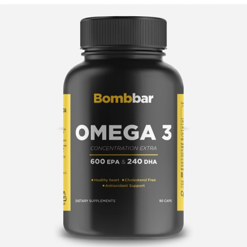 Omega-3 Extra Bombbar , 90 капсул