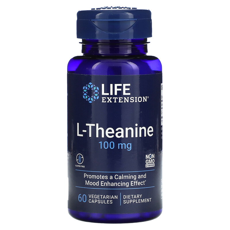 Life Extension L-Theanine 100mg 60 V-капс