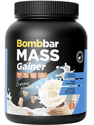 Гейнер Bombbar Pro Mass Gainer со вкусом Сливочный пломбир 1000 г