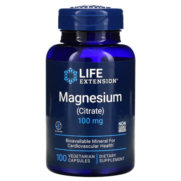 Life Extension Magnesium Citrate 100mg 100 V-капс