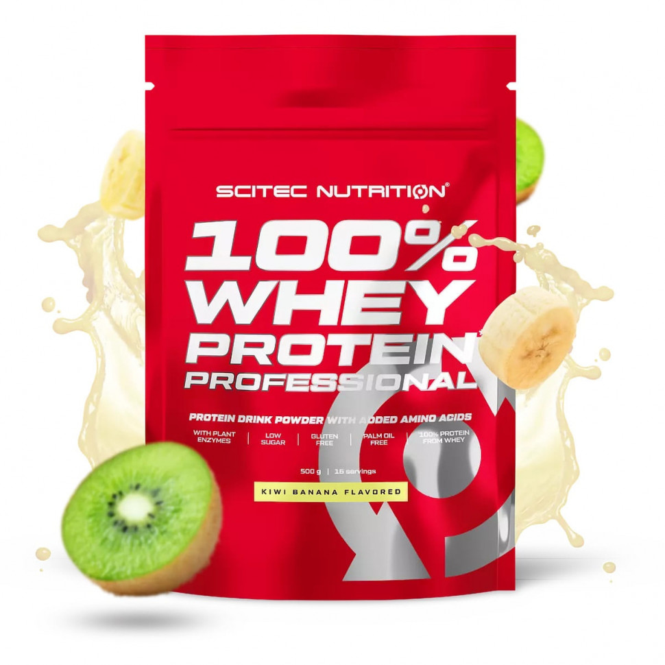 SN 100% Whey Protein Professional 500 г, Киви-банан