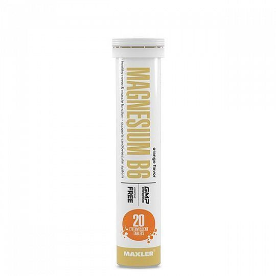 Maxler Magnesium B6 Effervescent 20 шип.таблеток