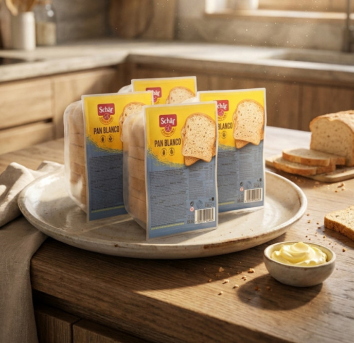 Белый хлеб без глютена Pan Blanco Dr Schar 250 г, 4 шт 