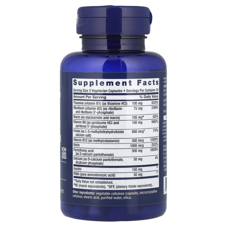 Life Extension BioActive Complete B-Complex 60 вег.капсул