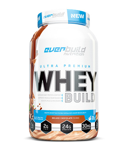 EN Ultra Premium Whey Build 908 г, Королевский клубничный смузи