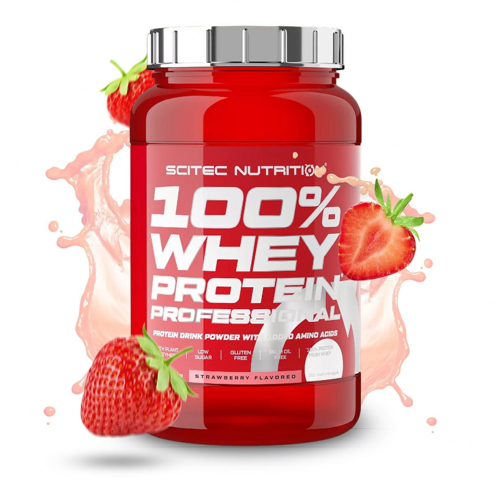 SN 100% Whey Protein Professional 920 г, Клубника