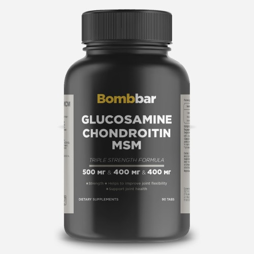 Bombbar Glucosamine Chondroitin MSM 90 таблеток