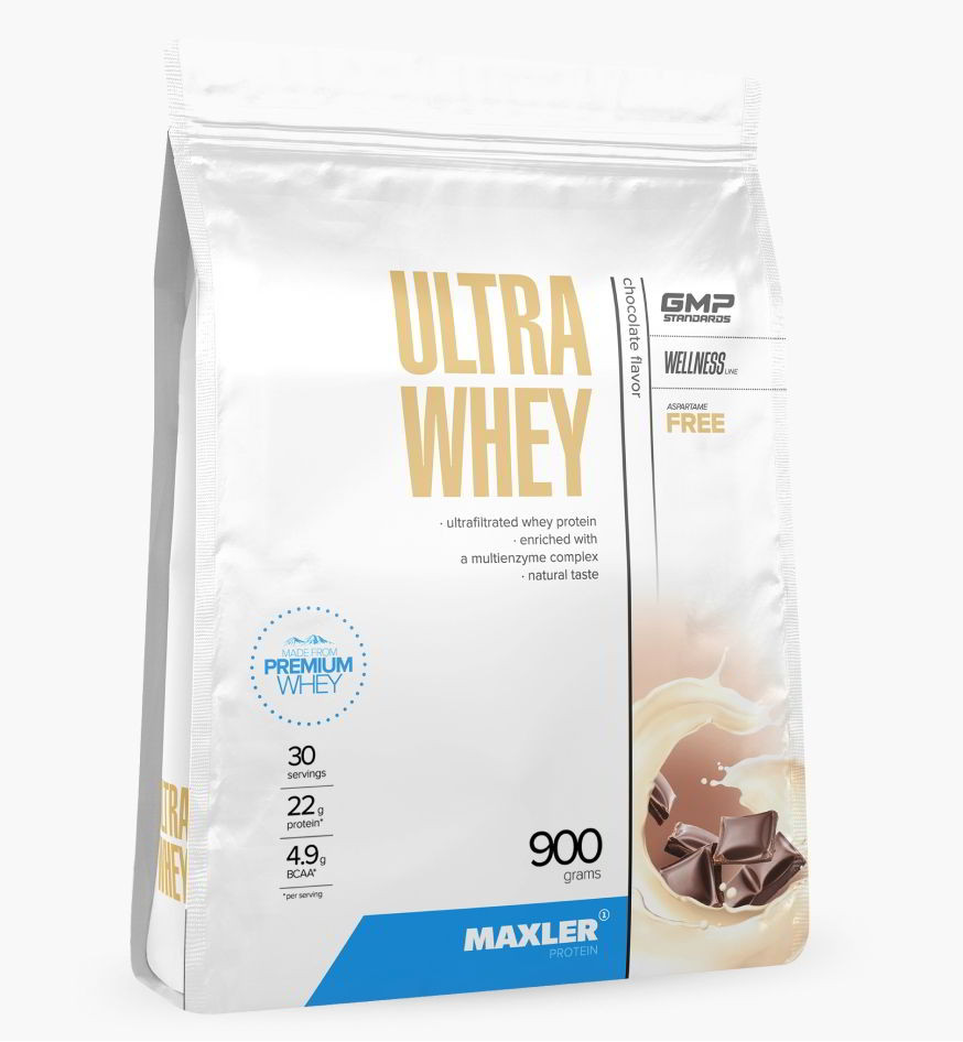 Maxler Ultra Whey пакет 900 г / Шоколад