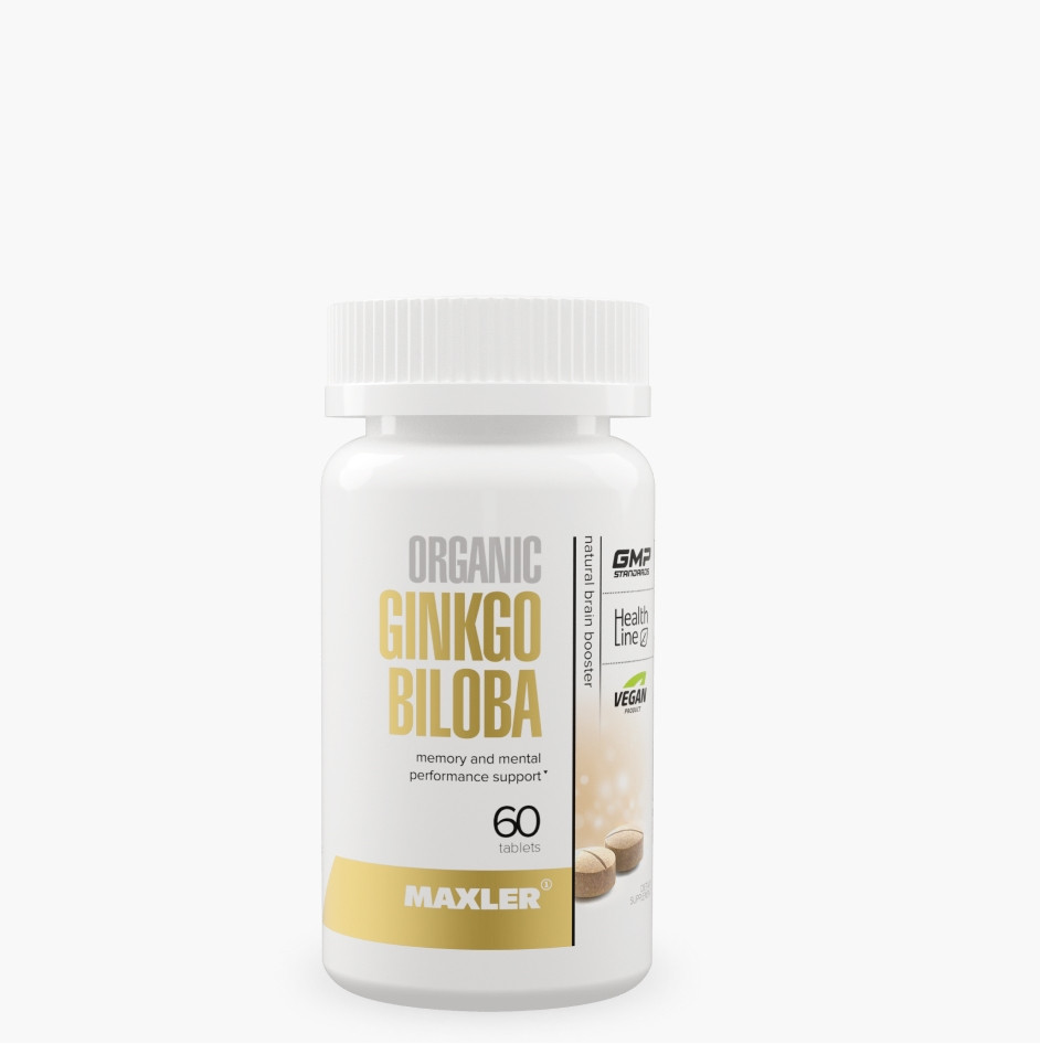 Maxler Ginkgo Biloba Organic 60 таблеток