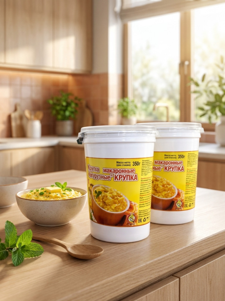 КРУПКА КУКУРУЗНАЯ бнизкобелковая МакМастер, 2 уп х 350г