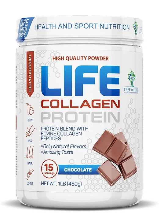 Tree of Life Life Collagen Protein 450 г, Шоколад