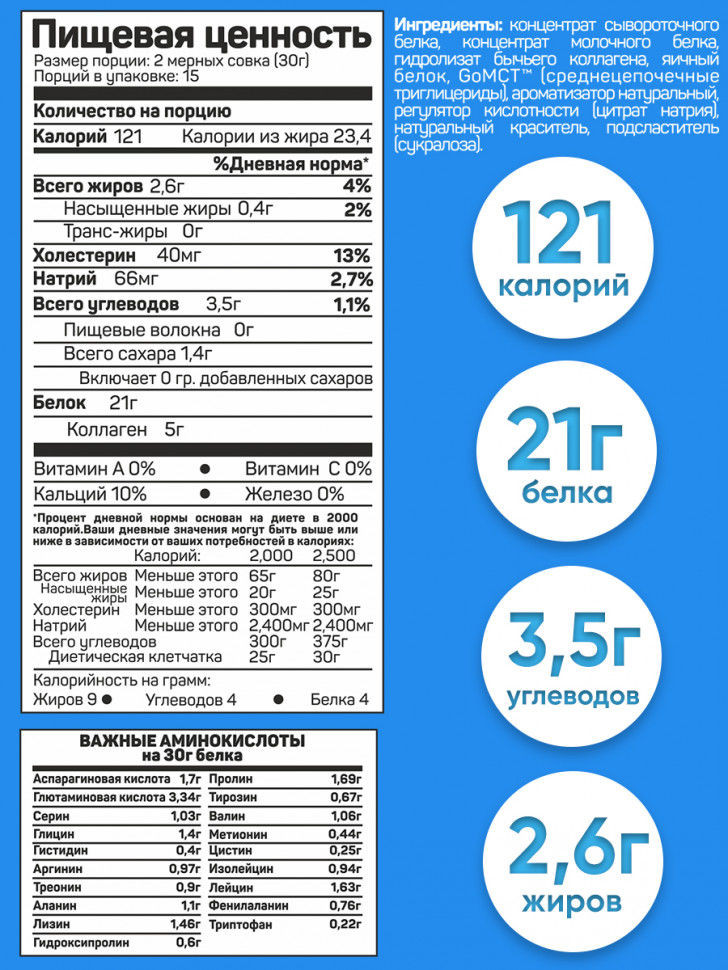 Tree of Life Life Collagen Protein 450 г, Шоколад